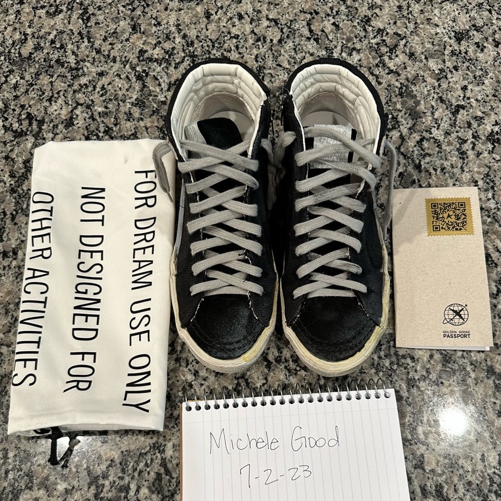 Private Edition Golden Goose Slides Passport and dust bag included